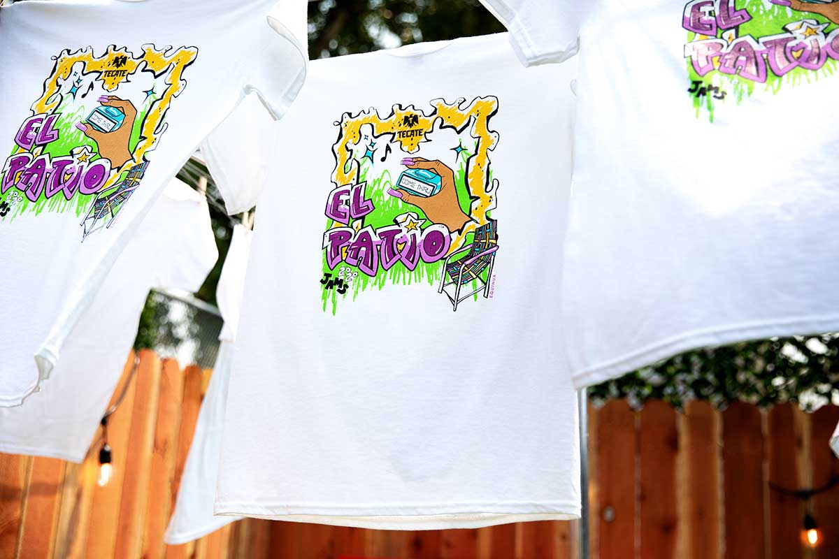El Patio Tecate® T-shirts designed by Brenda Equihua